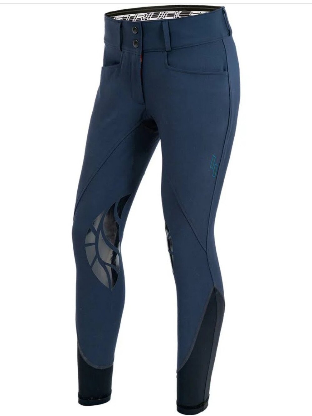 Struck Apparel Women's Navy Blue 60 Series Horse Riding Breeches - Size 28